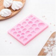 Молд силиконовый 13 х 9 х1 см "Драгоценные камни"