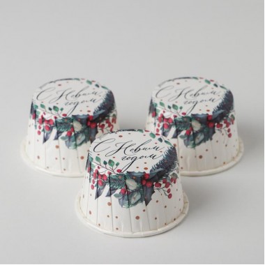 Форма для выпекания «Венок», 7 × 4 × 5 см, 10 шт.