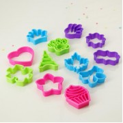 Набор форм для печенья "Воображение", 12 шт, цвета микс