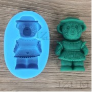 Молд "Мишка девочка"9*6*2,5 см