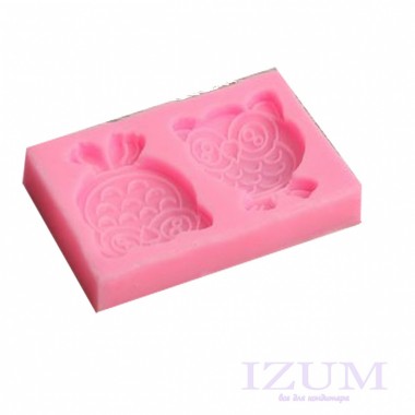 Молд "Совушки" 9,8*6*1,2 см