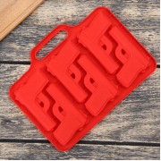 Форма для шоколада "Пистолет", 6 ячеек, цвета МИКС