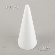 Конус из пенопласта, диаметр 9 см, высота 20 см ( 9*20 см), 1шт.