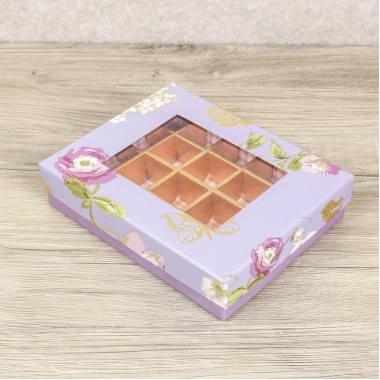 Коробочка для конфет 15*19*4 см, 20 ячеек.