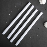 Дюбель кондитерский белый 30 см длина, диаметр 1,3 см, 1 шт.