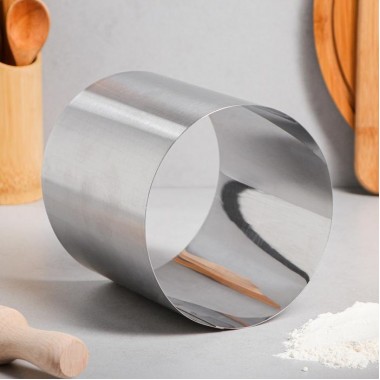 Форма для выпечки и выкладки "Круг", H-12, D-16 см. Форма для выпечки и выкладки "Круг", H-12, D-16 см.