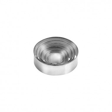 Формочки Tescoma DELICIA "Круги", нержавеющая сталь, 6 штук.