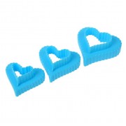 Набор форм для печенья "СЕРДЦЕ", 3 шт 1259099