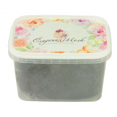 Сахарная Мастика "Сладкий Шёлк", РФ, Тёмно-серая, 200 г.