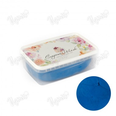 Сахарная Мастика "Сладкий Шёлк", РФ, Синяя, 1 кг. Сахарная Мастика "Сладкий Шёлк", РФ, Синяя, 1 кг.