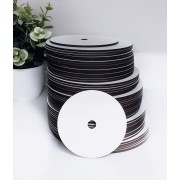 Межъярусная мдф 2,5-3 мм круглая белая 240 мм, с отверстием, 1 шт