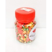 Посыпка сахарная Микс №26 красно-зелёная, 70 г.