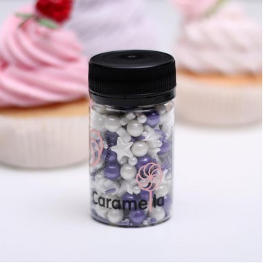 Посыпка микс «Фиалка», 50 г, Caramella.