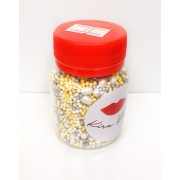 Посыпка сахарная Микс №22 бело-желтая, 70 г.