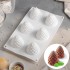 Форма для выпечки и муссовых десертов "Шишка", 6 ячеек, 27*16,8 см. Форма для выпечки и муссовых десертов "Шишка", 6 ячеек, 27*16,8 см.