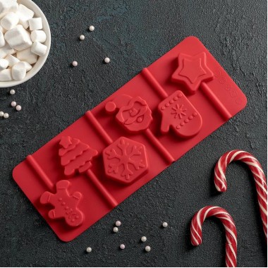 Форма для леденцов 24×9,5 см "Новогодняя" Форма для леденцов 24×9,5 см "Новогодняя"