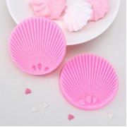 Молд "Лист. Ракушка" 2 части 6,8 х 1 см