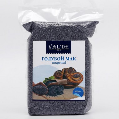 Мак пищевой кондитерский Val'de голубой, 100 г