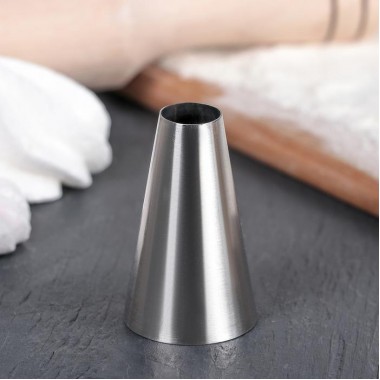 Насадка кондитерская «Трубочка», d=3 см, вых. 1,7 см, 000000