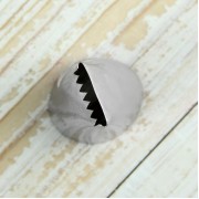 Насадка кондитерская ,верхнее отверстие 2 см*0,5 см "Плетение".