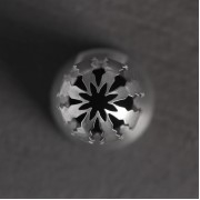 Насадка кондитерская «Сфера.Волна с цветком открытым», вых. 2,3 см