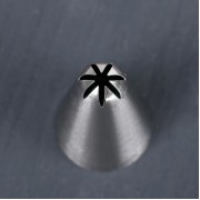 Насадка кондитерская «Закрытая звезда», d=3 см, вых. 0,4 см, 000040