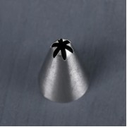 Насадка для кондитерского мешка d=1,2 см "Закрытая звезда" 000041