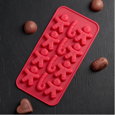 Форма для шоколада 21×10 см «Карамельное чудо», 12 ячеек (3,5×3,5 см) Форма для шоколада 21×10 см «Карамельное чудо», 12 ячеек (3,5×3,5 см)