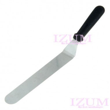 Лопатка-палетка кондитерская изогнутая,41,7*4 см, 24,5 cм рабочая поверхность.