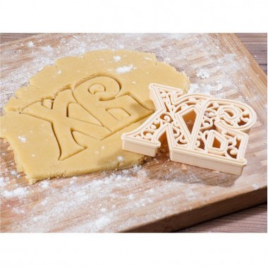 Форма для печенья на Пасху "ХВ", 8,5*7 см. Форма для печенья на Пасху "ХВ", 8,5*7 см.