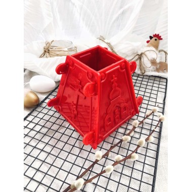 Пасочница (пластиковая) для приготовления 900 г творожной пасхи.