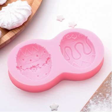 Молд силиконовый 10,5х5,8х1,4 см "Пасхальное яйцо".