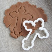 Форма для печенья "Крест" 9*7 см.