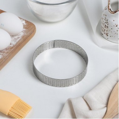 Форма перфорированная для выпечки «Круг», d=15 см.