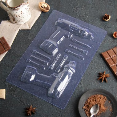 Форма для шоколада «Шуруповерт» Форма для шоколада «Шуруповерт»