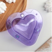 Молд кондитерский «Сердце», 14×13,5 см.