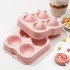 Форма для льда пластиковая, 12×5 см, цвет МИКС