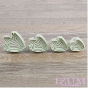 Набор плунжеров кондитерских 4 шт "Лепестки"