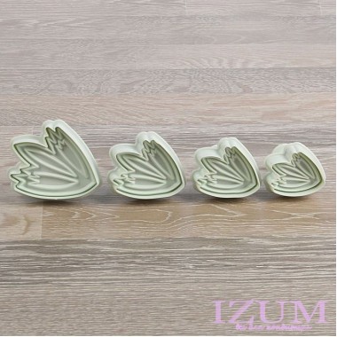 Набор плунжеров кондитерских 4 шт "Лепестки"