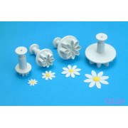 Набор плунжеров кондитерских «Цветы.Гербера», 4 шт, ( 3,4 см-2,6-1,8-1,4 см) 3800865