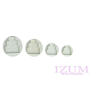 Набор плунжеров кондитерских 4 шт "Торт"