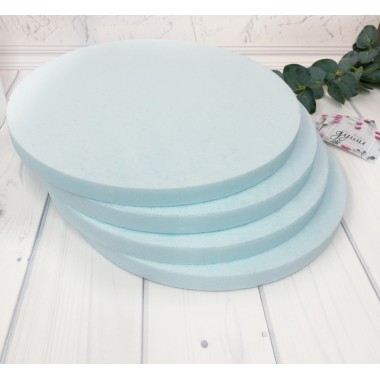 Подложка-подиум 400*20 мм из плотного голубого пеноплекса.