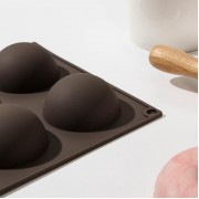 Форма для выпечки «Полусфера», 28×16,5 см, 8 ячеек (d=6 см), цвет МИКС, 2854884