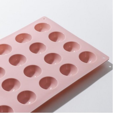 Форма для выпечки «Полусфера», 28,3×17 см, 24 ячейки (d=3,5 см), цвет МИКС, 4469436. Форма для выпечки «Полусфера», 28,3×17 см, 24 ячейки (d=3,5 см), цвет МИКС, 4469436.