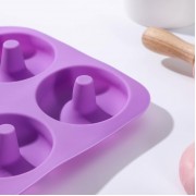 Форма для выпечки «Пончик», 26×18 см, 6 ячеек, цвет МИКС, 4449546