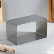 Форма для выпечки и выкладки "Прямоугольная", H-12 см, 10 х 20 см.