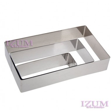 Набор форм для выпечки "Прямоугольник"4,5 см,  3 шт.