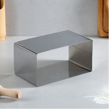 Форма для выпечки и выкладки "Прямоугольная", H-12 см, 14 х 24 см