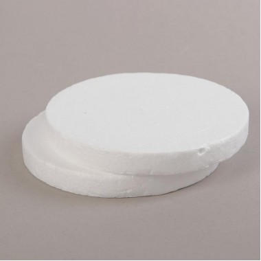 Фигурка для поделок и декорирования "Круг", набор 2 шт (размер 1 шт 14,7*1,6 см).