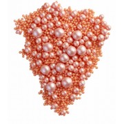 Драже зерновое взорванные зёрна риса "Жемчуг персик микс", 50 г №139